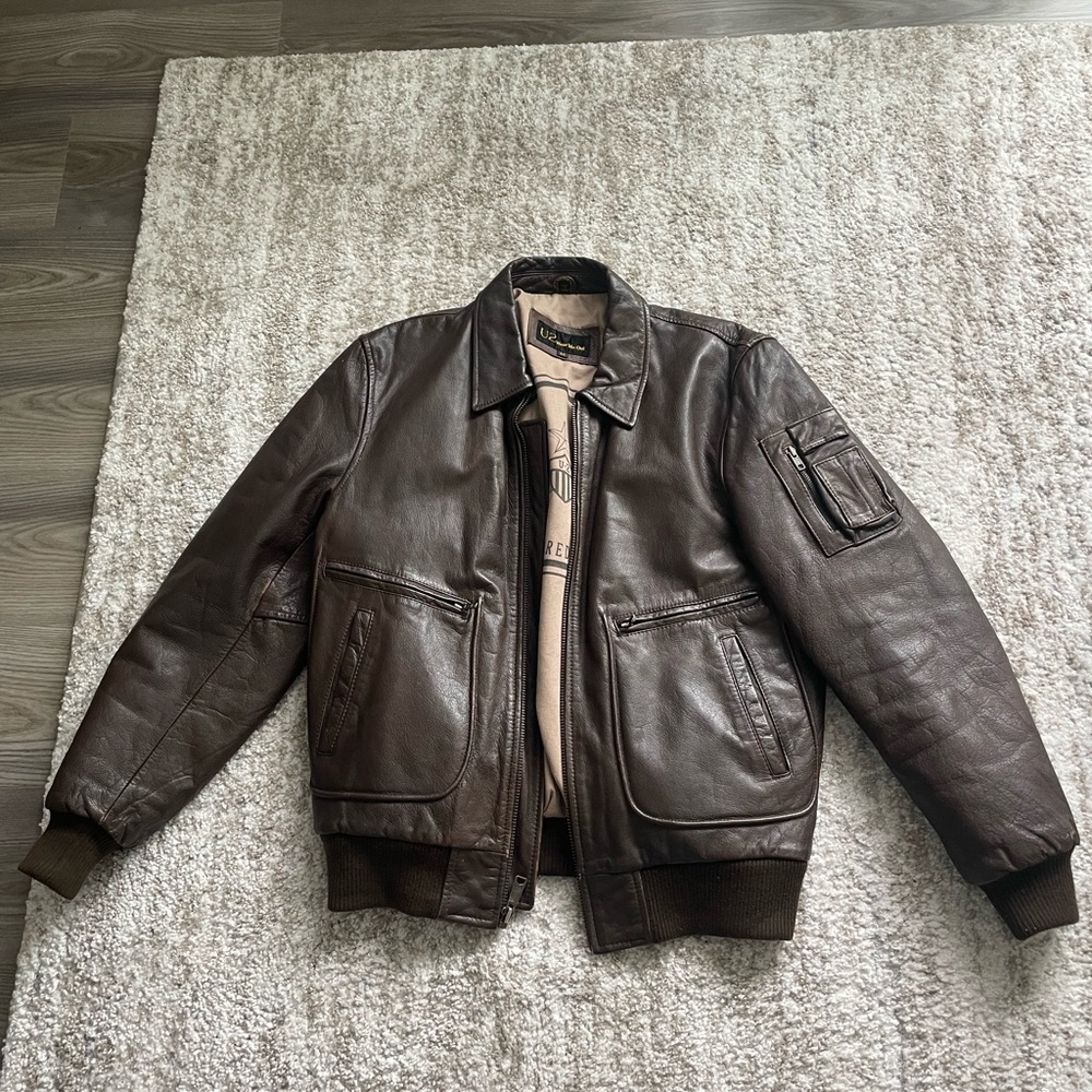 Genuine leather jacket